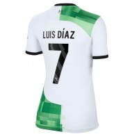 Dres Liverpool Luis Diaz #7 Preč pre Ženy 2023-24 Krátky Rukáv